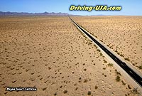 road through Mojave Desert