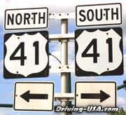 Road Sign "US 41"
