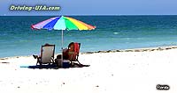 Relaxing at the Beach of Captiva Island