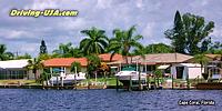 Waterfront Houses at Cape Coral